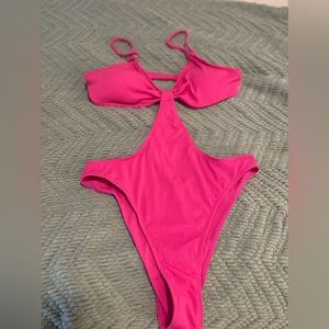 Barbie one piece cut out cute bathing suit